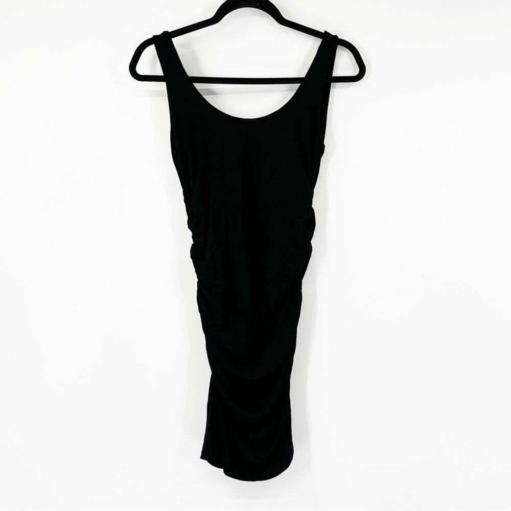 Isabella Oliver Black Sleeveless Maternity Dress in Black